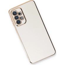 Gray Line Gry  Samsung Galaxy A33 5g Kılıf Volet Silikon - Beyaz Nel1