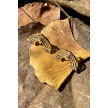 Spossy Silver Jewelry Gökkuşağı Küpe