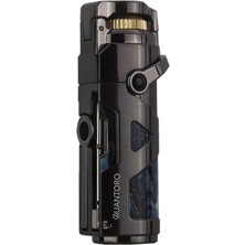 Quantoro Tek Torch Pürmüz Delicili/iğneli Gunmetal Metal Puro Çakmağı