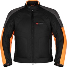 Venom Motosiklet Mont 4 Mevsim Dynamic Black-Orange Motorcu Montu