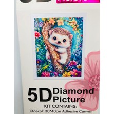 Duck Hoby 30X40 Boncuklu Taşlı Mozaik Elmas Goblen Pano Tablo Resim Puzzle Dıamond Paıntıng Hı Stone