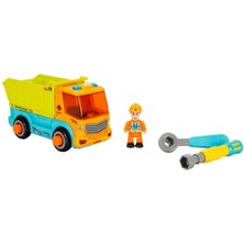 Gray Line Gry Sesli ve Işıklı Figürlü Sök Tak Mini Kamyon Seti Nel1