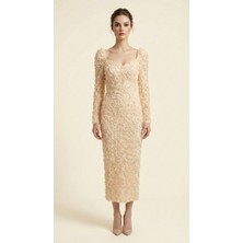 Miss Renée Çiçek Detaylı Elbise