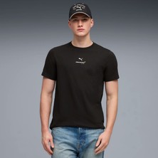 Puma Erkek Siyah Puma Mclaren Small Logo Tee Siyah Erkek T-Shirt