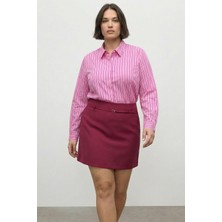 Myline Kemer Detaylı Şort Etek