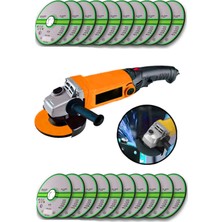 Moonshop 3500W 6 Kademe Devir Ayarlı Spiral Taşlama Makinesi Avuç Içi Taşlama 125MM + 20 Ad Taş