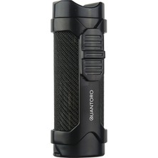 Quantoro 3 Torch Pürmüz Delicili Siyah Metal Puro Çakmağı