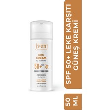 Jven Cosmetics 50+ SPF PA UVA/UVB Leke Karşıtı Güneş Kremi 50 ml