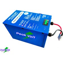 Peak Volt Prismacell Serisi Lityum Nmc Akıllı Bms Bluetooth 72 Volt 50 Amper Yüksek Performanslı Elektrikli Araç Aküsü, Dijital Ekran - 5 Yıl Garantili