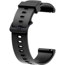 Gpack Inteya Hiwatch Neo Kordon Noktalı Kopcalı Silikon 22/klw Siyah