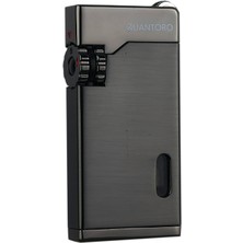 Quantoro Çift Torch Pürmüz Gunmetal Metal Puro Çakmağı
