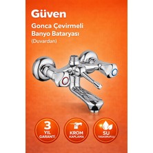 Güven Gonca Banyo Bataryası (Çevirmeli)
