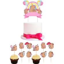 Parti Show Capibara Pasta Süsü Seti