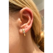 Spossy Silver Jewelry Küçük Boy Serenay Halka Küpe