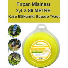 Kl Home Square Twist Tırpan Ot Biçme Misinası 2,4 x 86 Metre