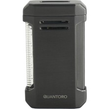 Quantoro Perde Alev Delicili Gunmetal Metal Puro Çakmağı