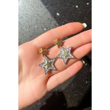 Spossy Silver Jewelry Yıldız Küpe