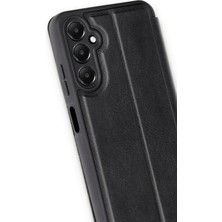 Gray Line Gry  Samsung Galaxy A17 5g Flip Cover - Siyah Nel1