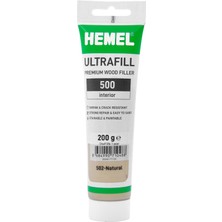 Hemel Ultrafill Premium Iç Mekan Ahşap Tamir Macunu Su Bazlı Naturel Krem 200 gr