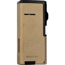 Quantoro 3 Torch Pürmüz Delicili Taba Metal Puro Çakmağı