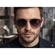 Optik Sevınc-Dunlop Dg 3573 C1 Kahvegold Unisex Güneş Gözlüğü