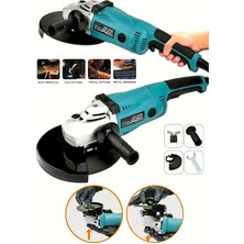 Moonshop Bakır Sargı Metal Şanzıman 4200 W 230 mm Büyük Sipiral Taşlama ve Kesme Makinası