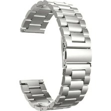 Gpack Preo Pwatch S3 Kordon Kayış Metal Sıralı Çelik 22/KRD04 Gümüş