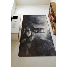 Dolce Mariee Modern Dijital Baskı Kaymaz Taban Çocuk ve Genç Odası Halısı H0568