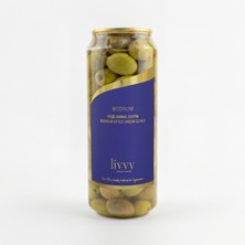 Livvy Premium Foods Bodrum Kırma Yeşil Zeytin 350 g - Doğal Fermente Katkısız