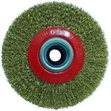 MegaSepet Mey Ithalat® Hawk 10109 Daire Fırça Sarı Telli 200X25 mm