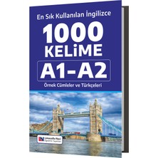 Limasollu Naci Öğretim Yayınları Ingilizce Kelime Kitabı A1-A2 - En Sık Kullanılan 1000 Kelime, 2000 Örnek Cümle ve Türkçeleri