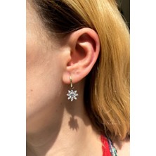 Spossy Silver Jewelry Papatya Küpe