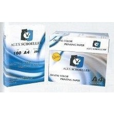 Alex Schoeller A4 160 gr Beyaz Fotokopi Kağıdı 250'li Kaliteli Ofis ve Ev Kullanımına Uygun