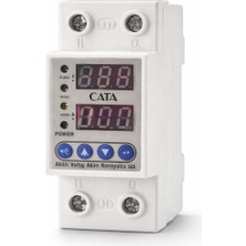 Cata CT-9198 Akilli Voltaj Akim Koruyucu Monofaze 63 Amper
