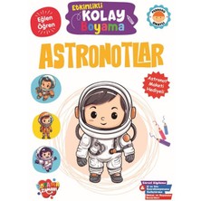 Etkinlikli Kolay Boyama -Astronotlar
