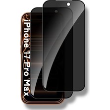 Bruntoo BR Iphone 17 Pro Max Privacy Kırılmaz Cam Tam Kaplayan Hayalet Ekran Koruyucu .