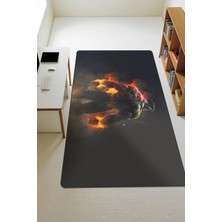 Dolce Mariee Modern Dijital Baskı Kaymaz Taban Çocuk ve Genç Odası Halısı H0578