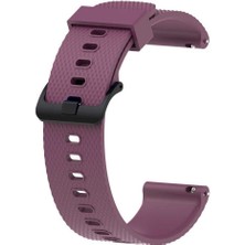 Gpack General Mobile Gm Watch Kordon Noktalı Kopcalı Silikon 22/klw Mor