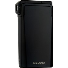 Quantoro Tek Torch Pürmüz / Soft Flame Siyah Metal Puro Çakmağı
