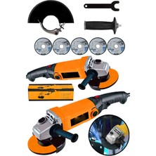 Moonshop Pro Seri 3000 W Devir Ayarlı Spiral Taşlama Metal Kesim 5 Psc Taş Hediye Seri Hızlı Kesim