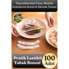 Svein #tabakbonesi Mutfak Gıda Tazeliği Koku Karışmasını Önler Lastikli Tencere ve Tabak Bonesi 100 Adet