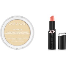 Wet N Wild Barefocus Sabitleyici Pudra Fair/light... +1 Parça Makyaj Seti