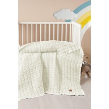 Kanz Light Müslin Bebek Yorganı 115X125 cm - Krem