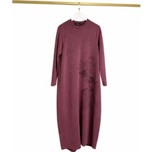 Nurcan Çetin Çiçek 26137 Desenli Elbise