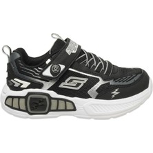 Skechers Light Storm 3.0 Büyük Erkek Çocuk Siyah Işıklı Spor Ayakkabı 400151L Bksl