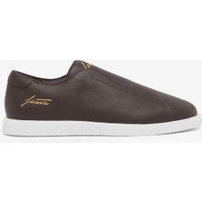 Lacoste Linecourt Slip-On Erkek Kahverengi Sneaker 751SMA0096 2A6