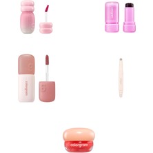 Colorgram Juicy Jam Blur Tint 05 White Strawberry... +4 Parça Makyaj Seti