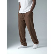 Erkek Fitilli Baggy Lastik Bel Bol Paça Pantalon K2026P