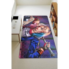 Dolce Mariee Modern Dijital Baskı Kaymaz Taban Çocuk ve Genç Odası Halısı H0522