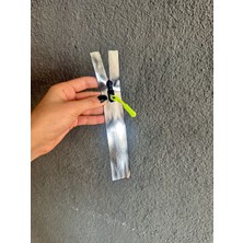 Gönülden Tasarım Gümüş Renk Gizli Diş Fermuar 20X3 cm